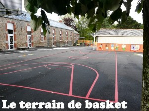 Le terrain de basket